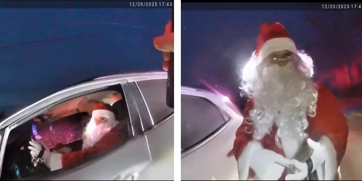 GOING VIRAL: Santa Gets Pulled Over For Speeding in Ohio (VIDEO)