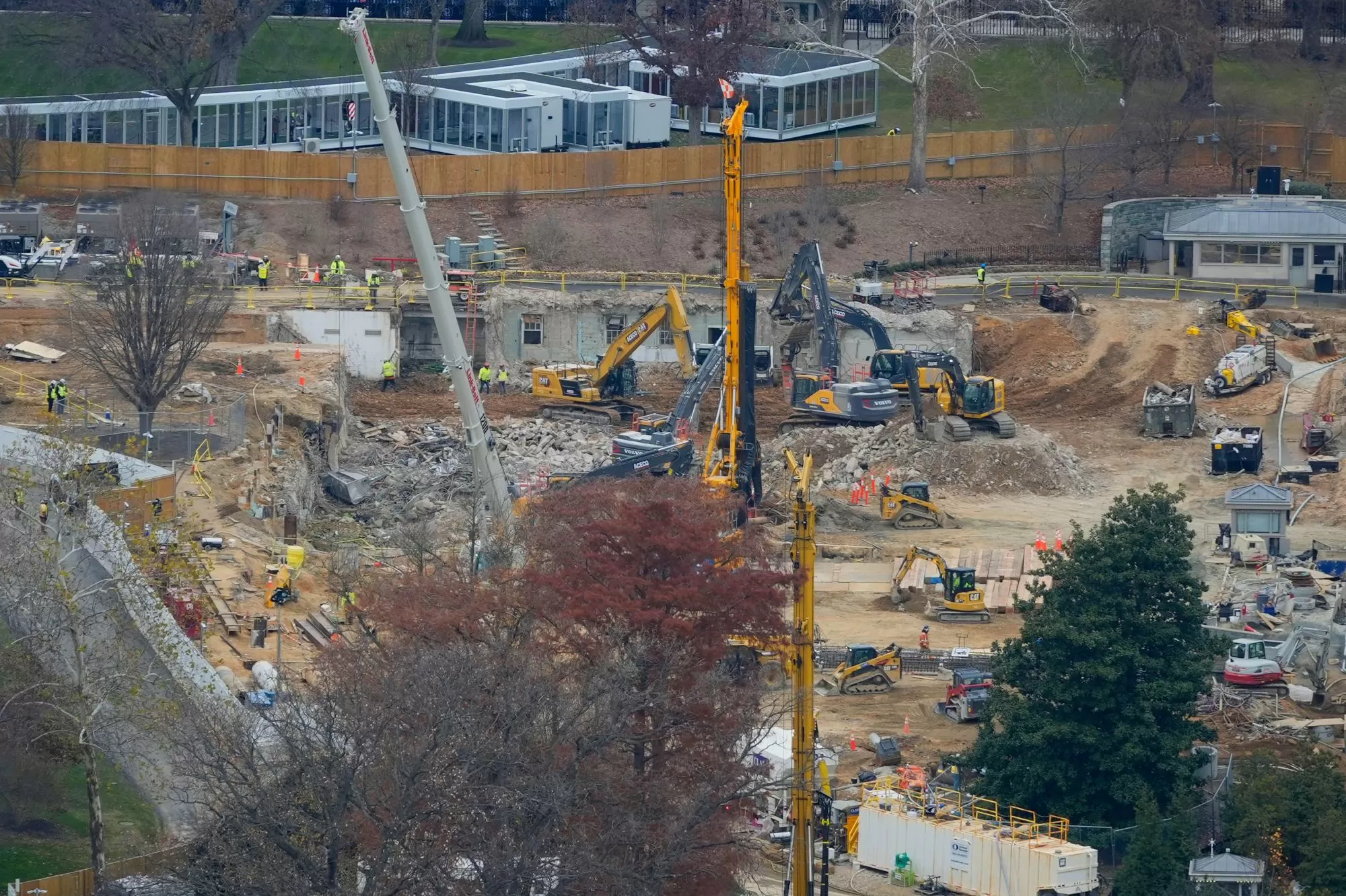 Trump administration says White House ballroom construction is a matter of national security
