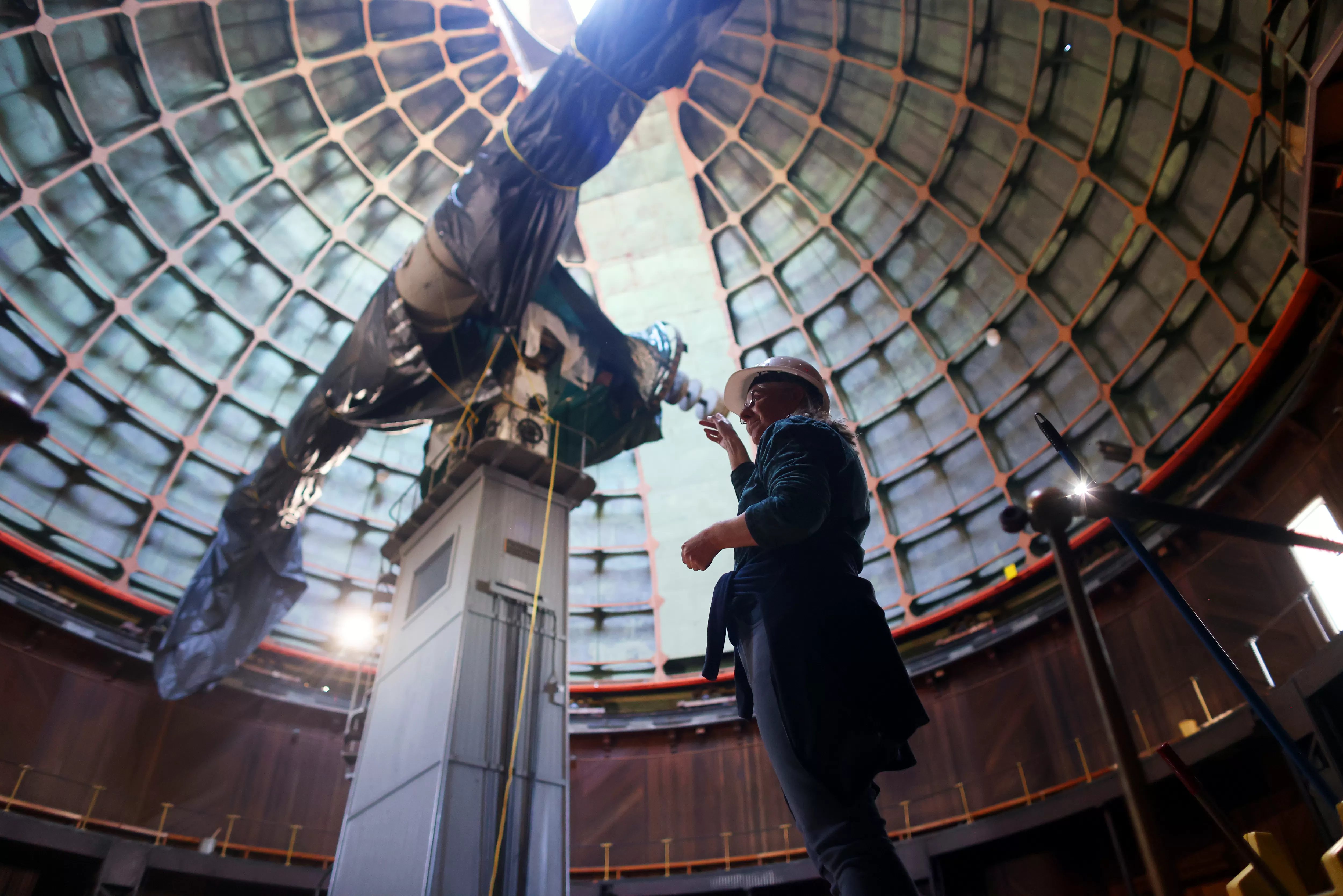 Wind-battered Lick Observatory rushes to shield historic telescope after dome damage