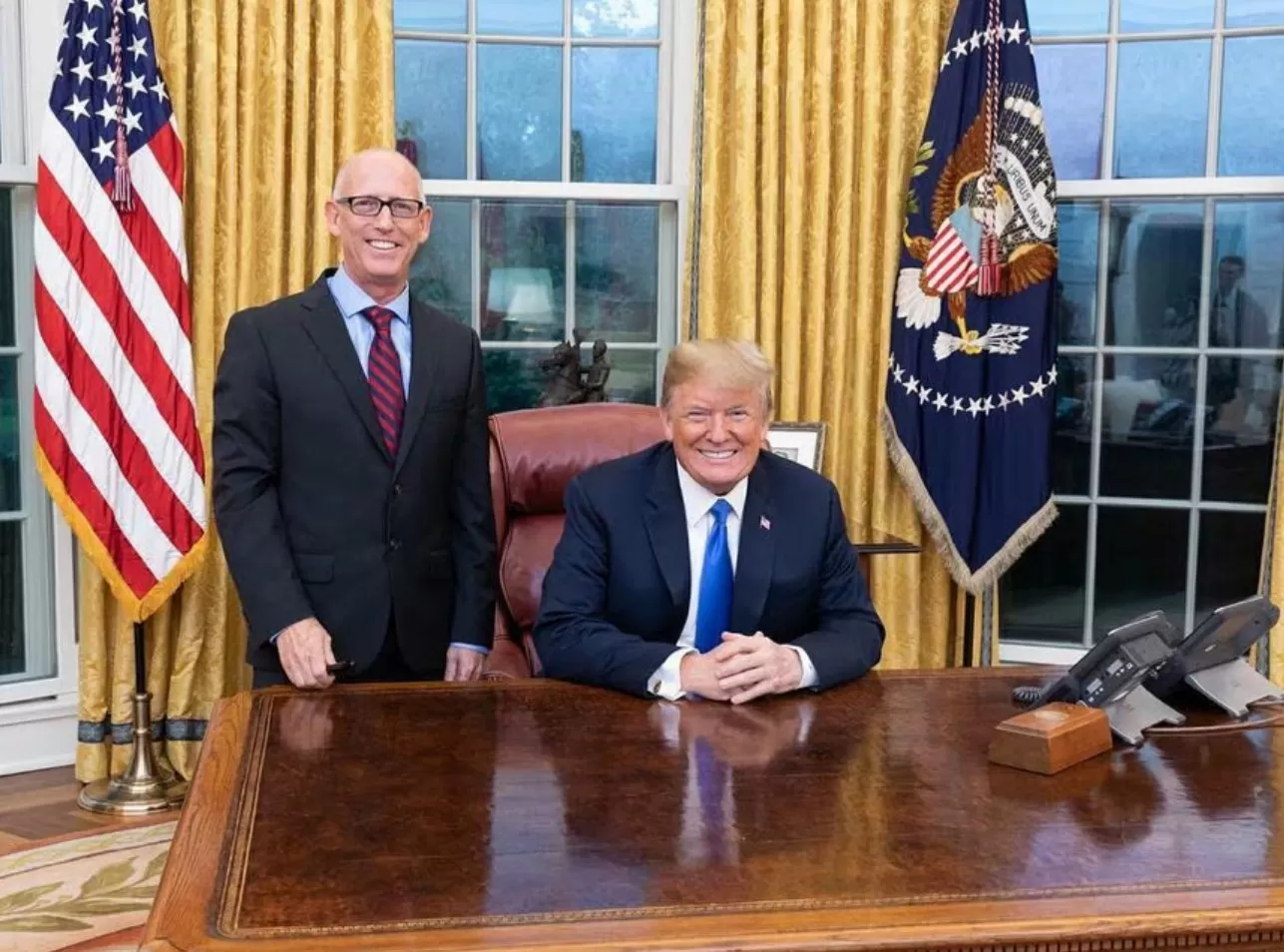 President Trump Leads Tributes to Scott Adams as Social Media Mourns Passing of Legendary Cartoonist