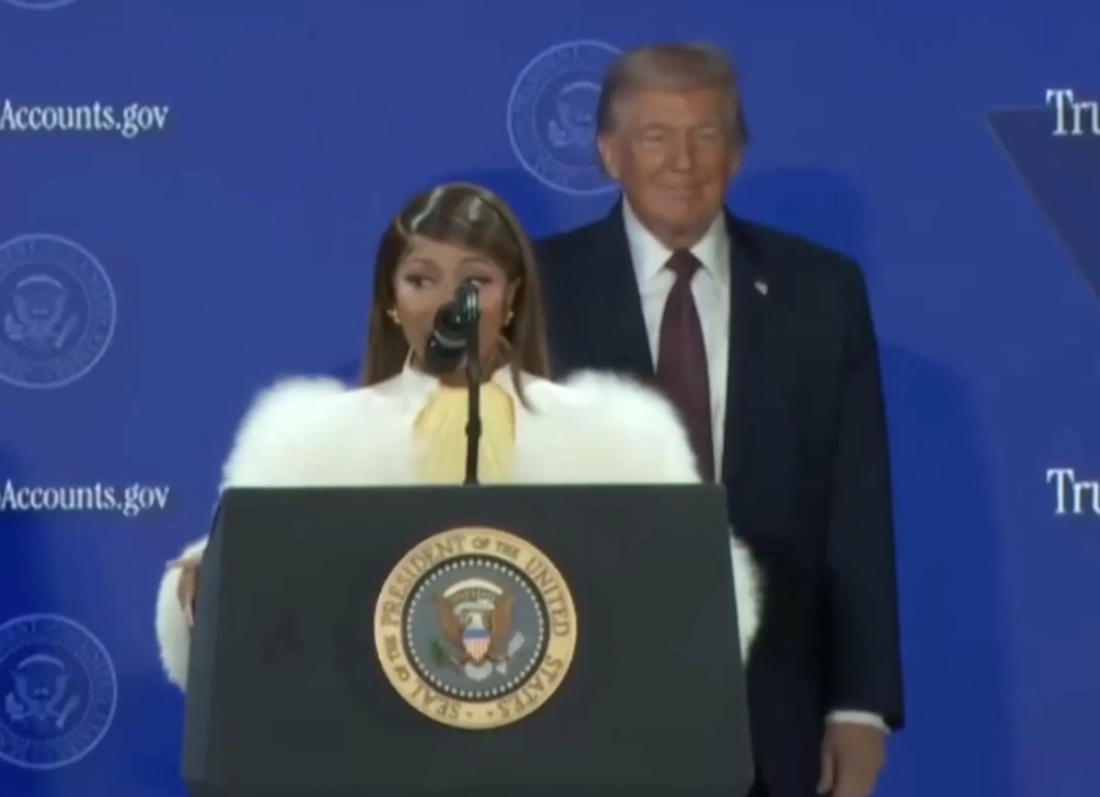 Nicki Minaj Throws Support Behind Trump Child Savings Accounts, Proclaims Herself His ‘Number One Fan’ (VIDEO)
