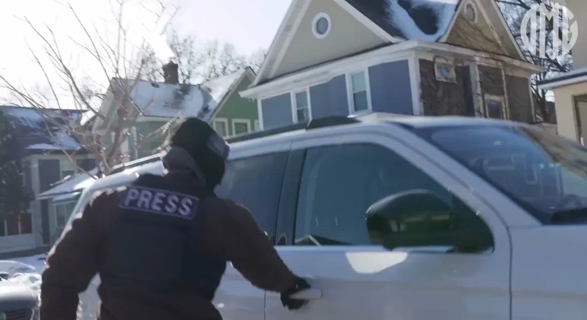WATCH: James O’Keefe Barely Escapes as Leftists in Minneapolis Hurl Frozen Water Bottles