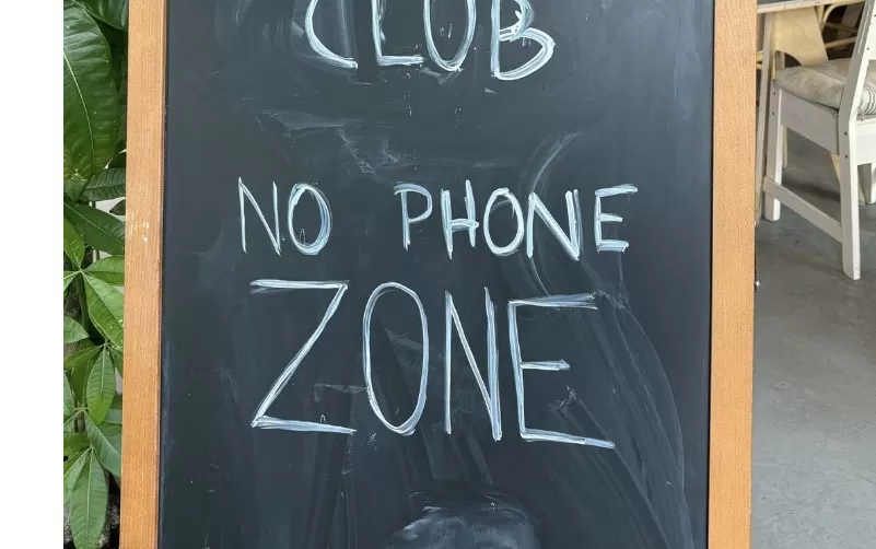 What a growing anti-phone movement in London says about the capital and technology