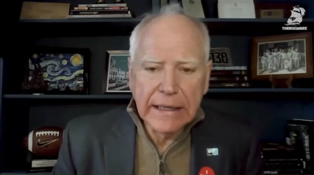 WATCH: Tim Walz Says He’d “Beat the Sh*t Out of” JD Vance in a Debate