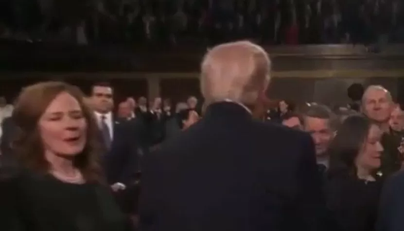 Well Deserved: President Trump Gives Justice Amy Coney Barrett the Cold Shoulder at SOTU (VIDEO)