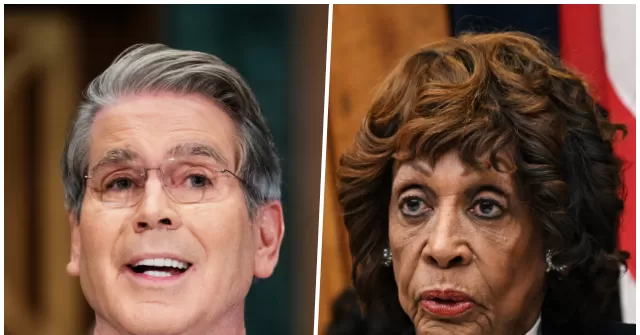 Scott Bessent Shuts Maxine Waters Down: 'Mass Unfettered Immigration' Caused Housing Crisis Under Biden