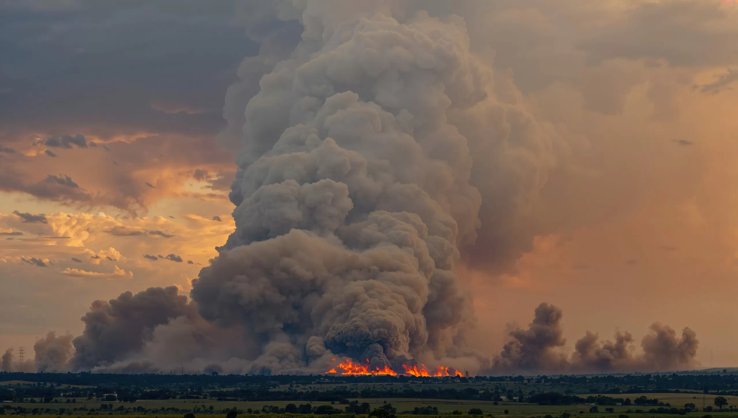 Massive Wildfires Ravage Western Oklahoma, Evacuations Issued