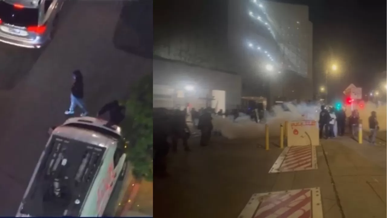 WATCH: Local News Photographer Surrounded, Car Vandalized and Windows Smashed as Violent Anti-ICE Rioters Clash with Police for Second Night in Los Angeles (VIDEOS)