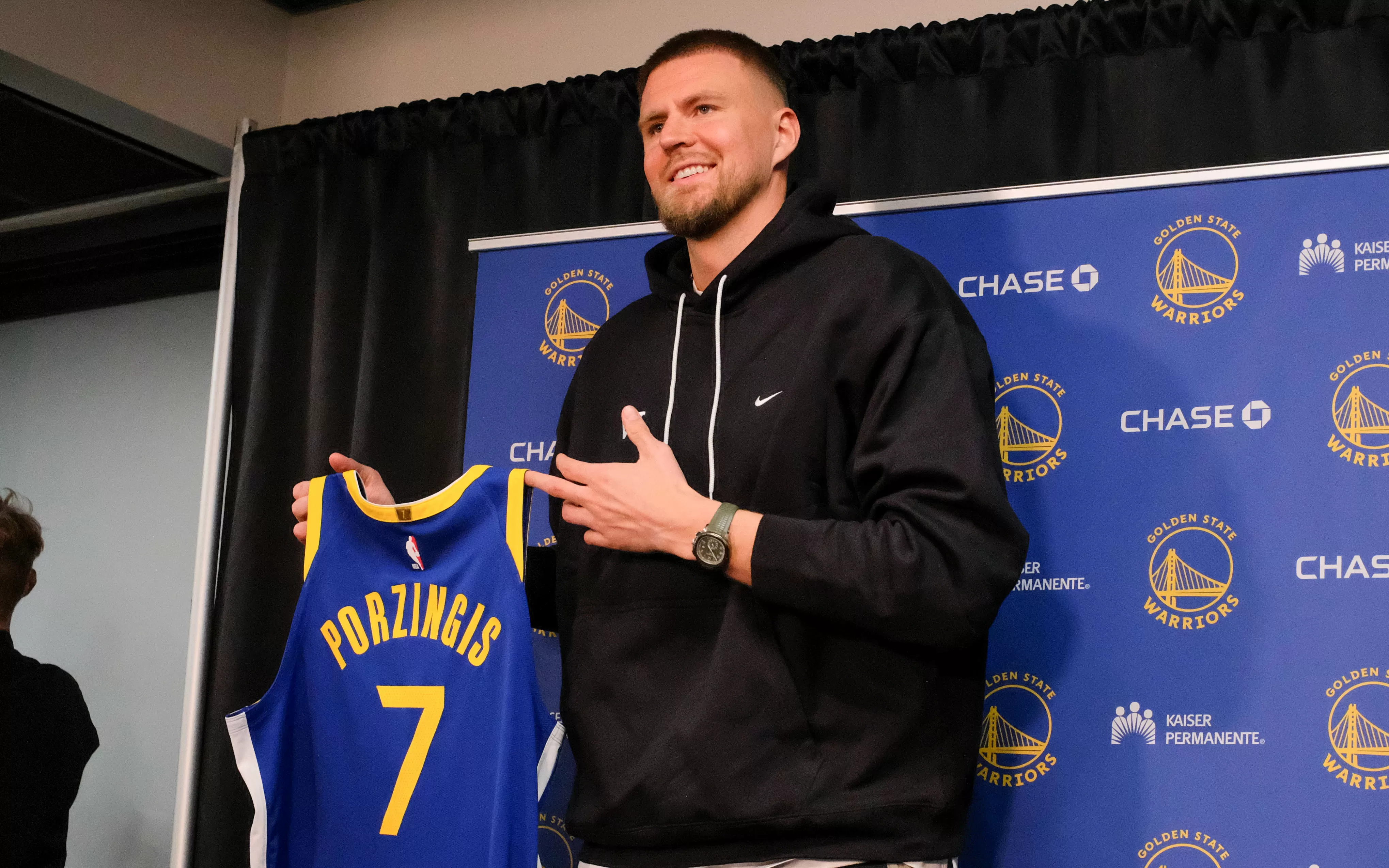 Warriors explain plan for new addition Kristaps Porzingis