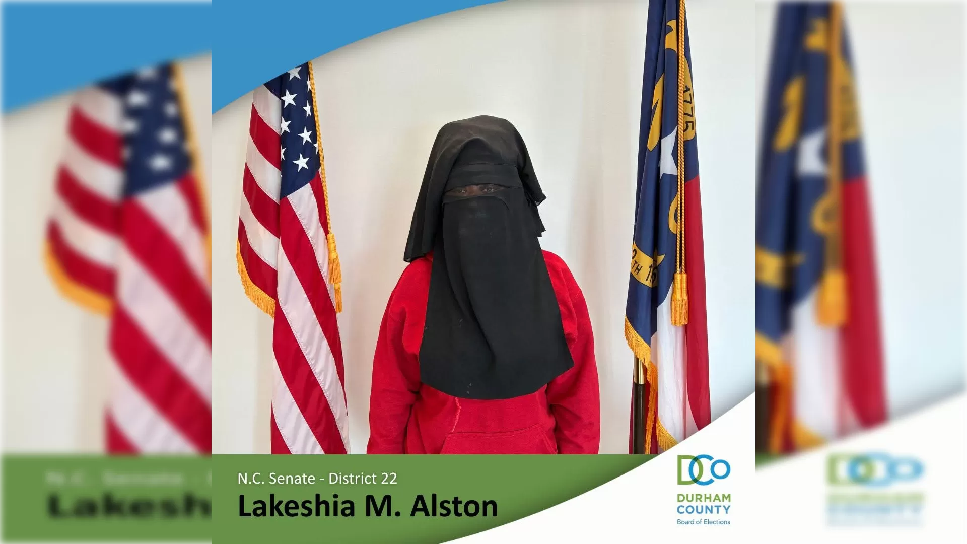 Niqab-Wearing Muslim Woman Who Voted for Democrats in 2024 Becomes North Carolina’s GOP State Senate Nominee After Running Unopposed