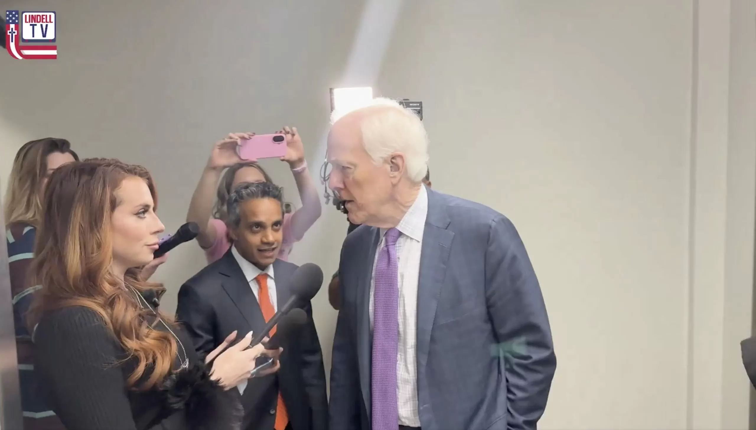Establishment RINO Cornyn Loses It and Accuses Reporter of Being “Paid by Paxton” When Confronted With His Decades-Long Record of Betraying President Trump