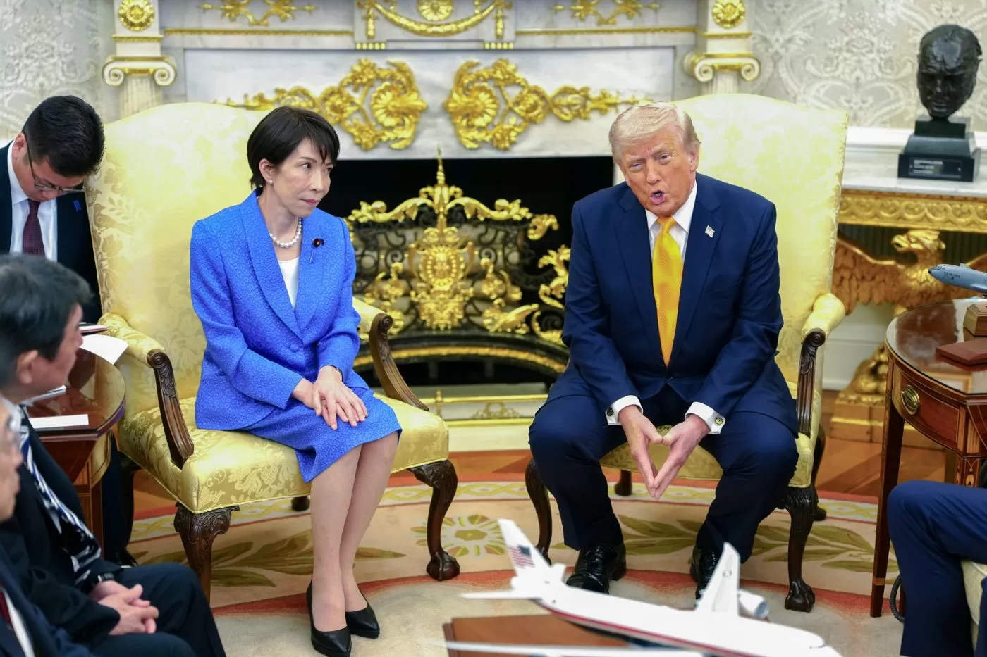 Trump ribs Japanese PM on Pearl Harbor in Oval Office talk on Iran