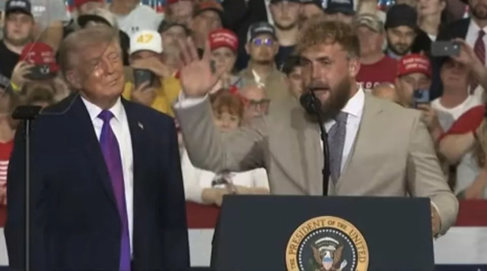 WATCH: Trump Predicts that Boxer and YouTube Star Jake Paul to Run for Office During Rally in Hebron, KY – “You Have My COMPLETE AND TOTAL ENDORSEMENT!”