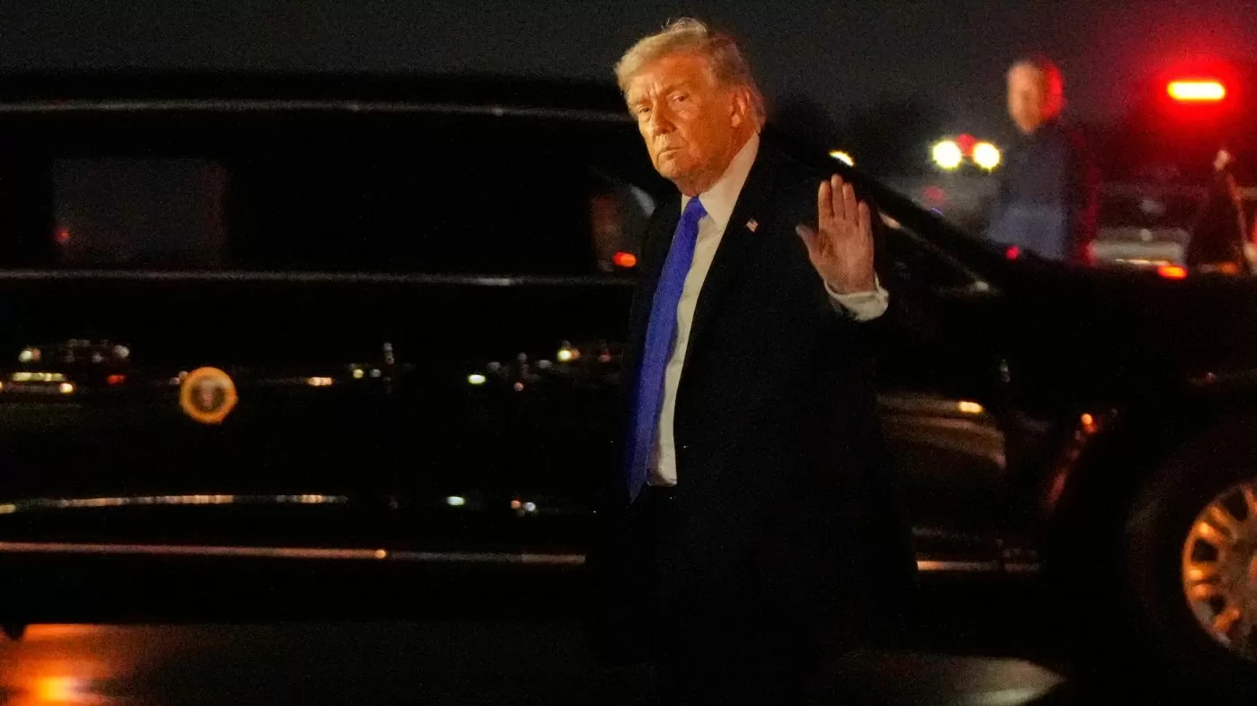 Trump says Iran is 'totally defeated and wants a deal'