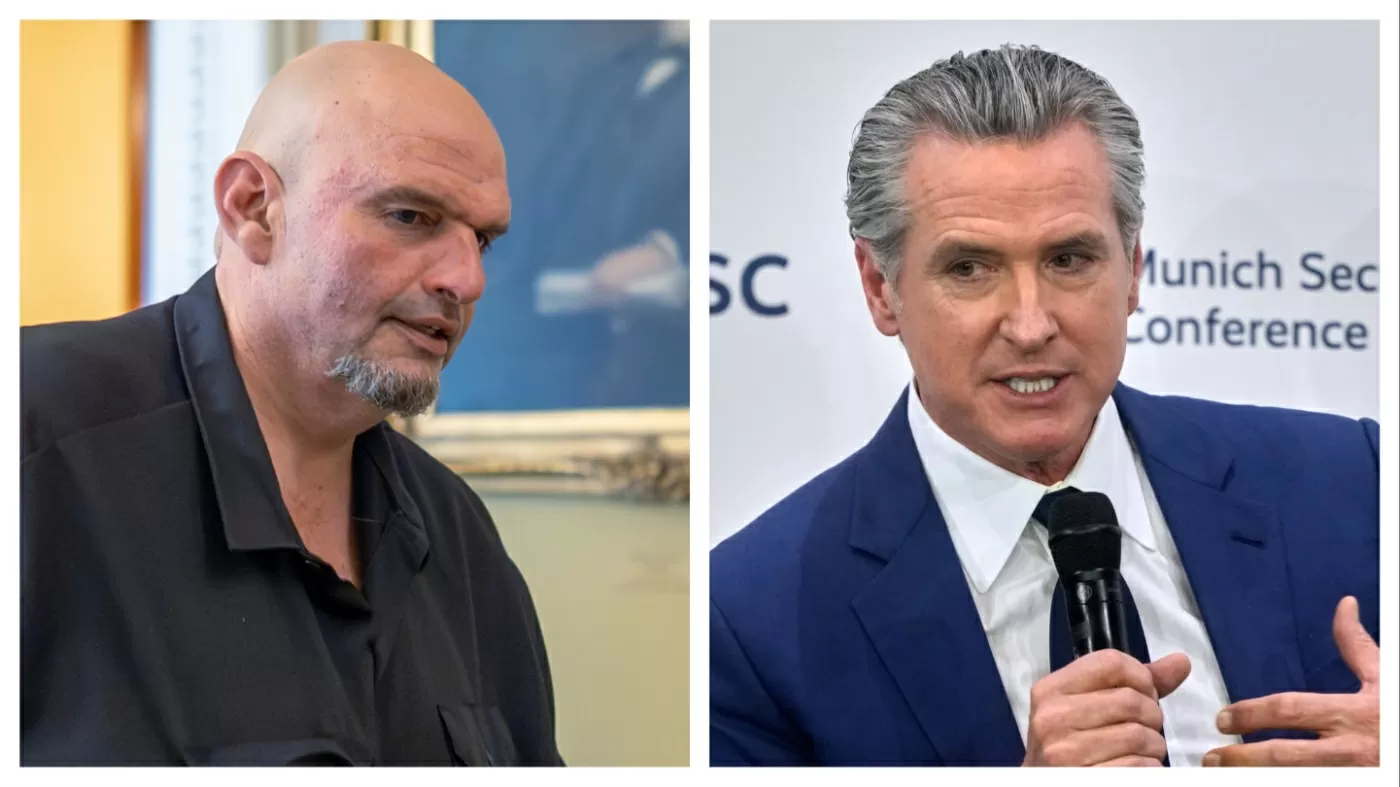 Fetterman rips Newsom for comparing Israel's government to apartheid