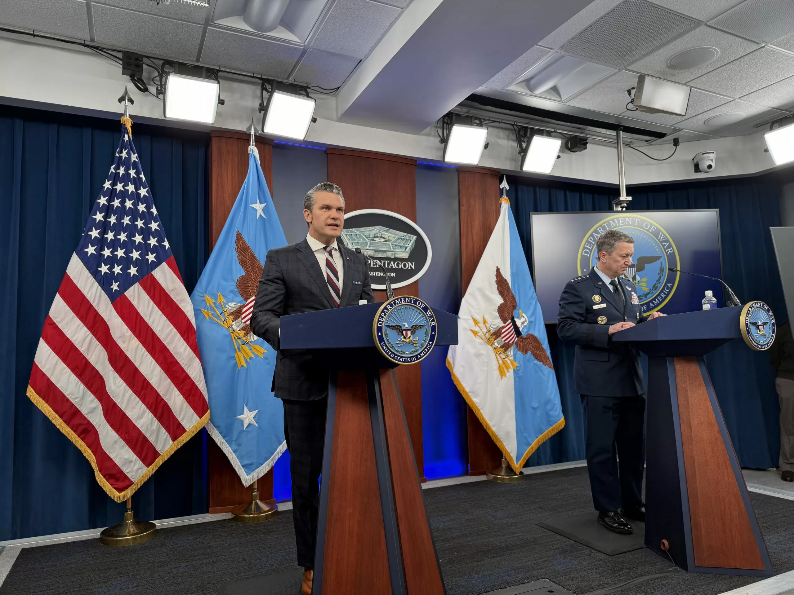 WATCH LIVE: War Secretary Pete Hegseth and General Dan Caine Hold Press Briefing as Iran War Enters Second Week, Trump Threatens to Hit Iran “TWENTY TIMES HARDER Than They Have Been Hit”  – 8 AM ET