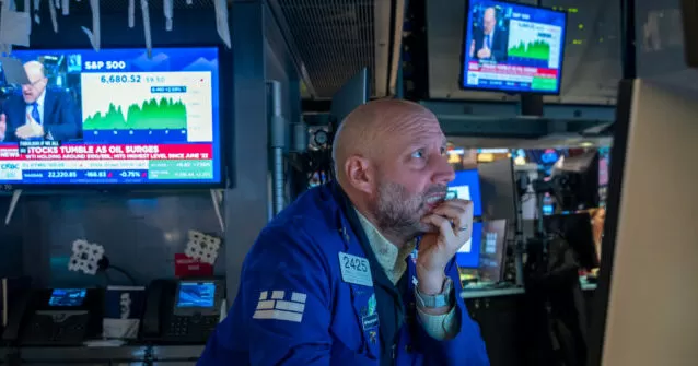 Stocks Trim Losses After Oil Price Spike