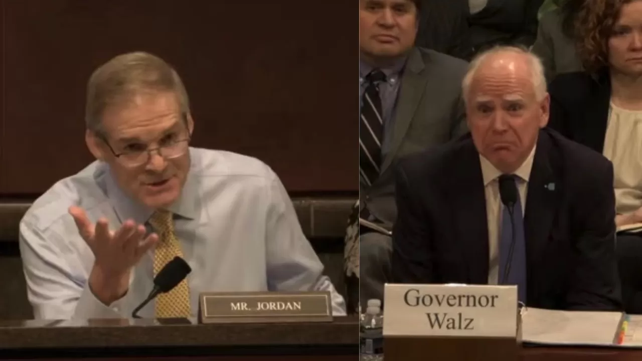 WATCH: “Why Didn’t You Tell the Truth?” – Rep. Jim Jordan Tears Into Tim Walz for Lying and Allowing Somalis to Commit Fraud for Their Votes