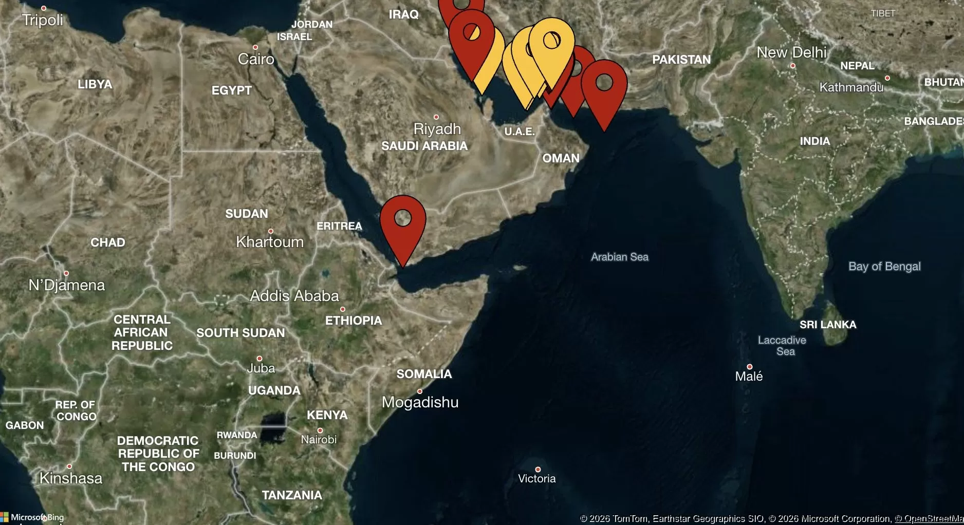 Cargo Vessel Erupts in Flames in Strait of Hormuz After Being Struck by Unknown Projectile Amid Escalating Middle East Conflict