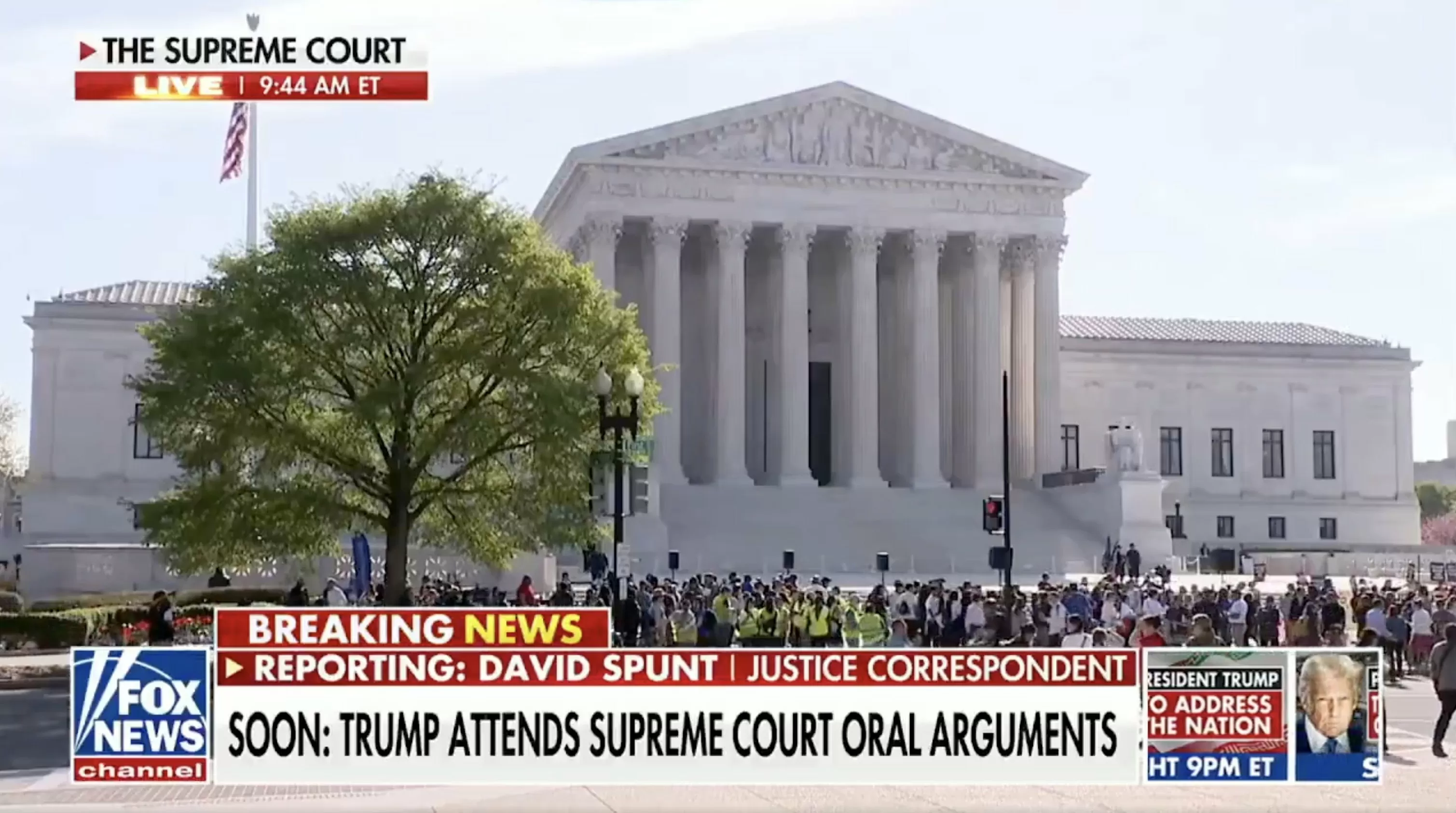 President Trump SITS INSIDE Supreme Court as Historic Oral Arguments BEGIN — First Sitting President Ever to Do So