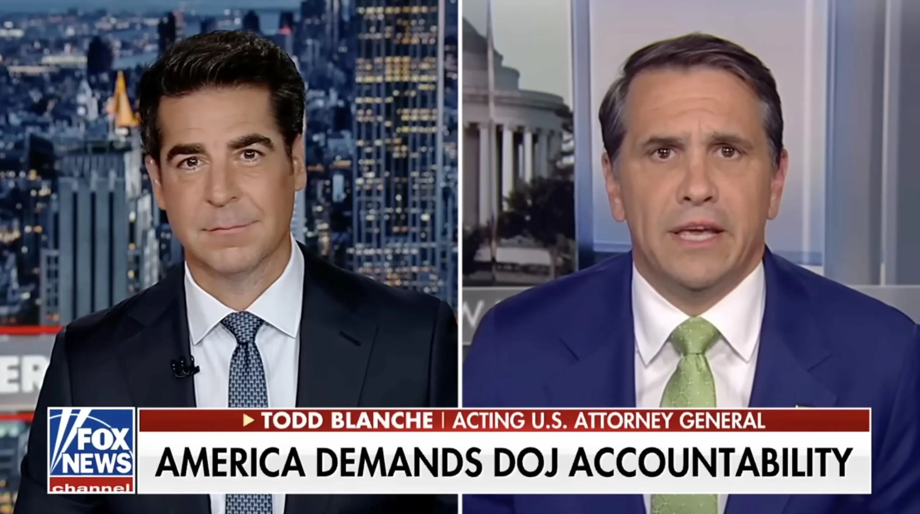 Acting AG Todd Blanche Breaks Silence After Bondi Ouster — Slams “Fake Narratives,” Vows DOJ Reckoning on Lawfare, Fraud, and Foreign Influence