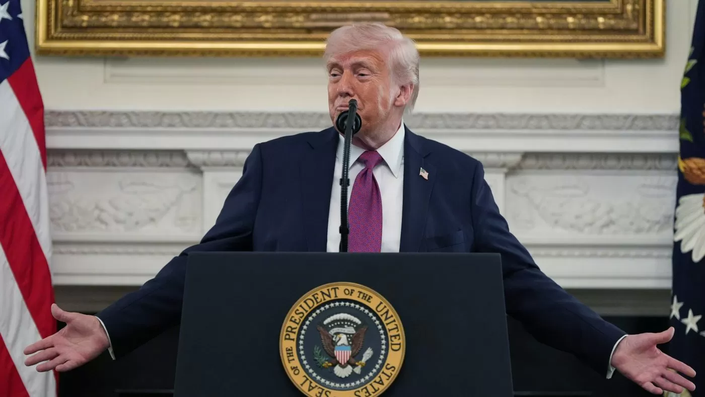 Trump says Iran keeping Strait of Hormuz closed to 'save face'
